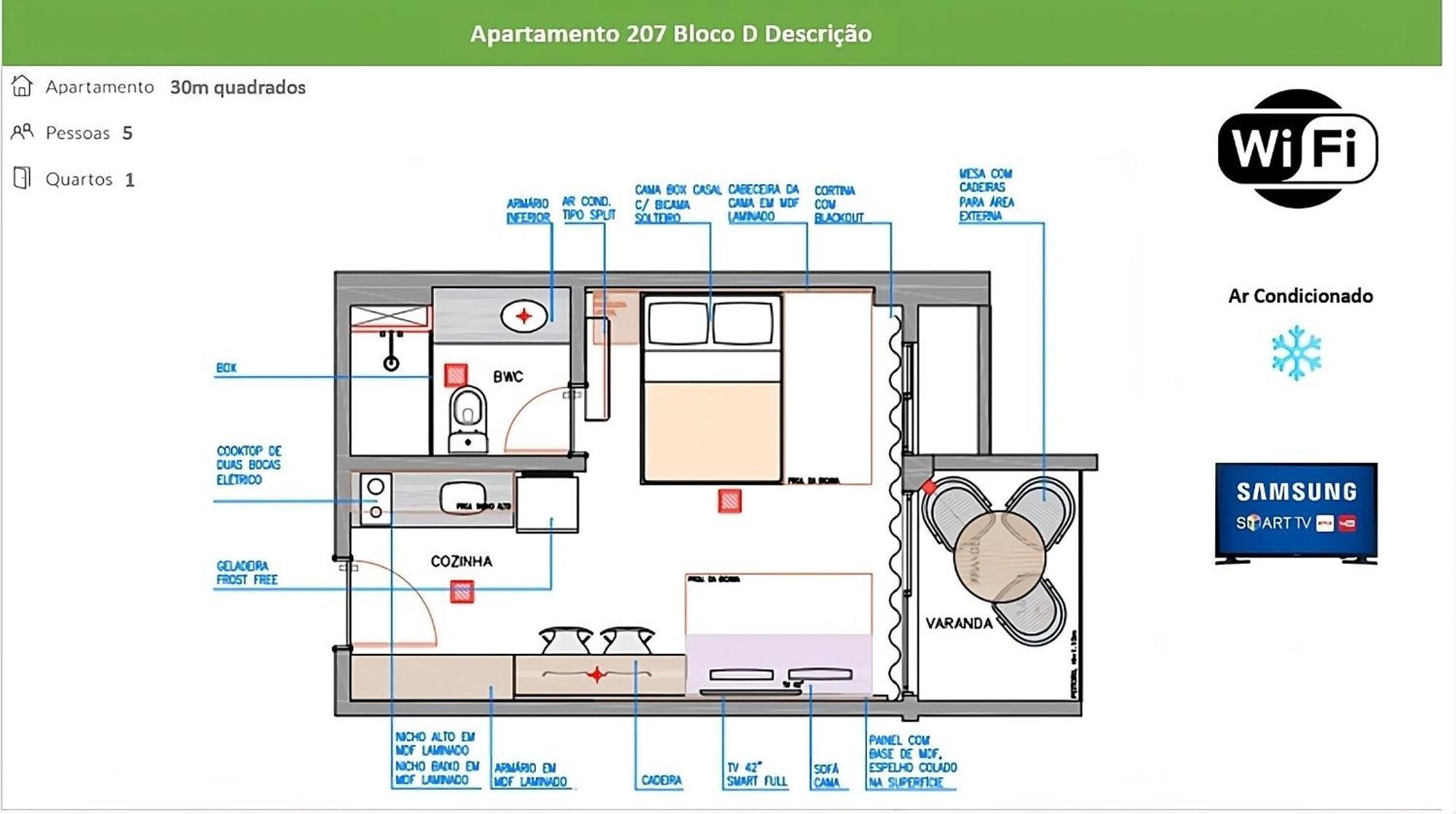 Flat Em Muro Alto - - Makia D207 * Pôrto das Galinhas